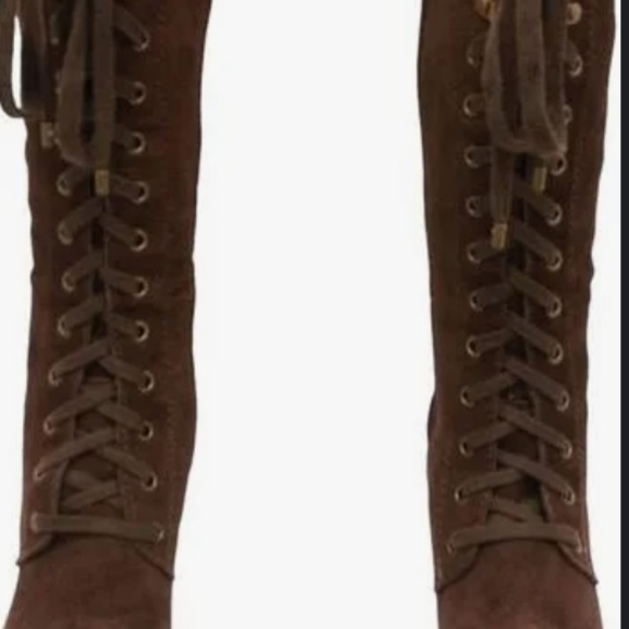 Forever 21 Dark Brown Lace-Up Boots - Picture 11 of 13